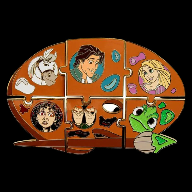 Tangled Paints Puzzle Blind Box Pins Loungefly Disney