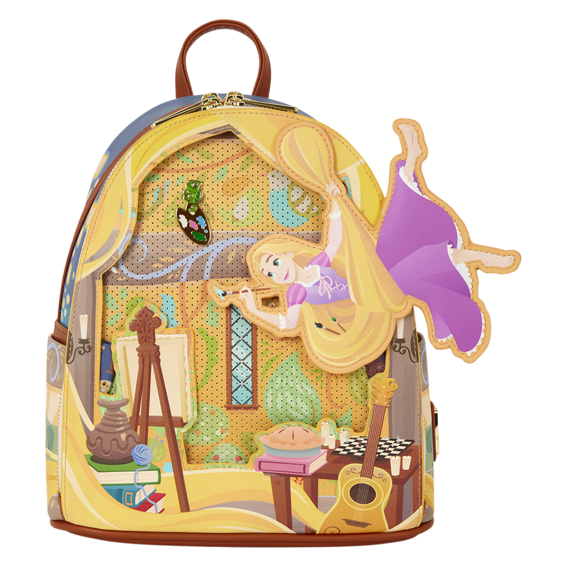 Loungefly Disney Tangled Rapunzel Painting Mini Backpack