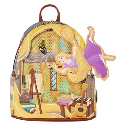 Loungefly Disney Tangled Rapunzel Painting Mini Backpack