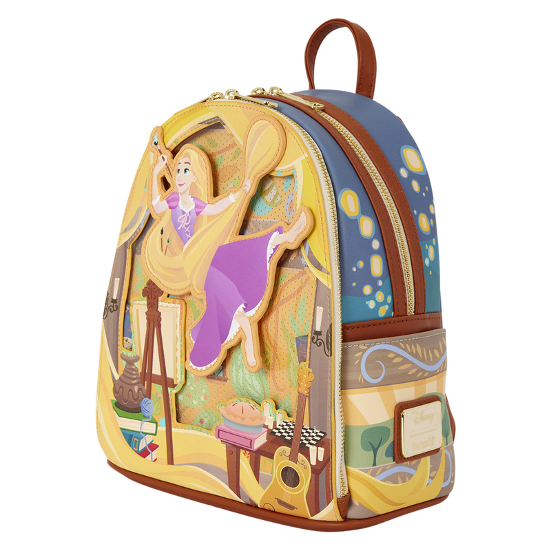 Loungefly Disney Tangled Rapunzel Painting Mini Backpack