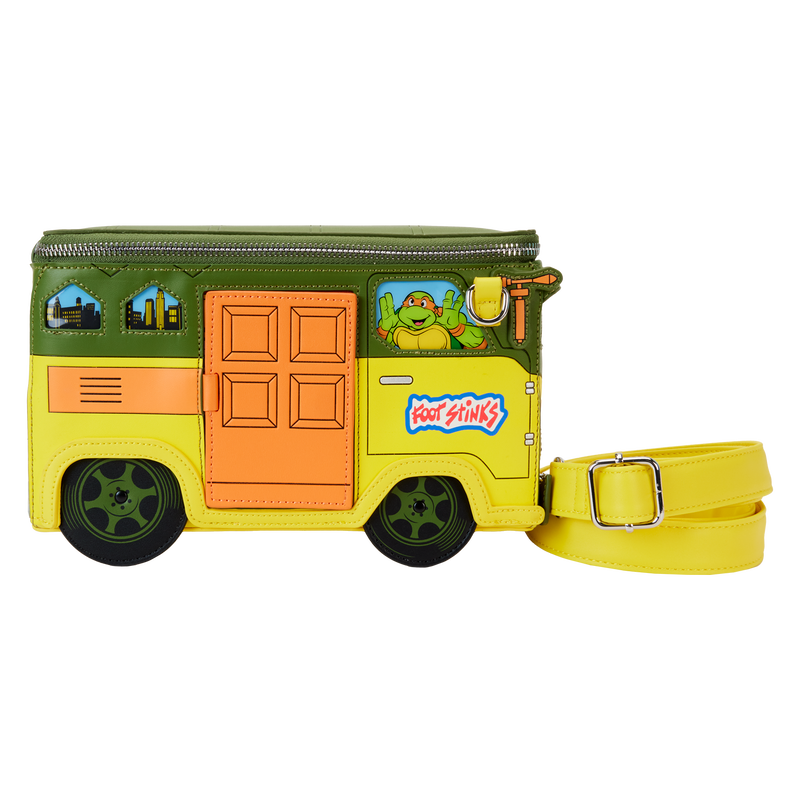 Teenage Mutant Ninja Turtles 40th Anniversary Party Wagon Figural Crossbody Bag Loungefly