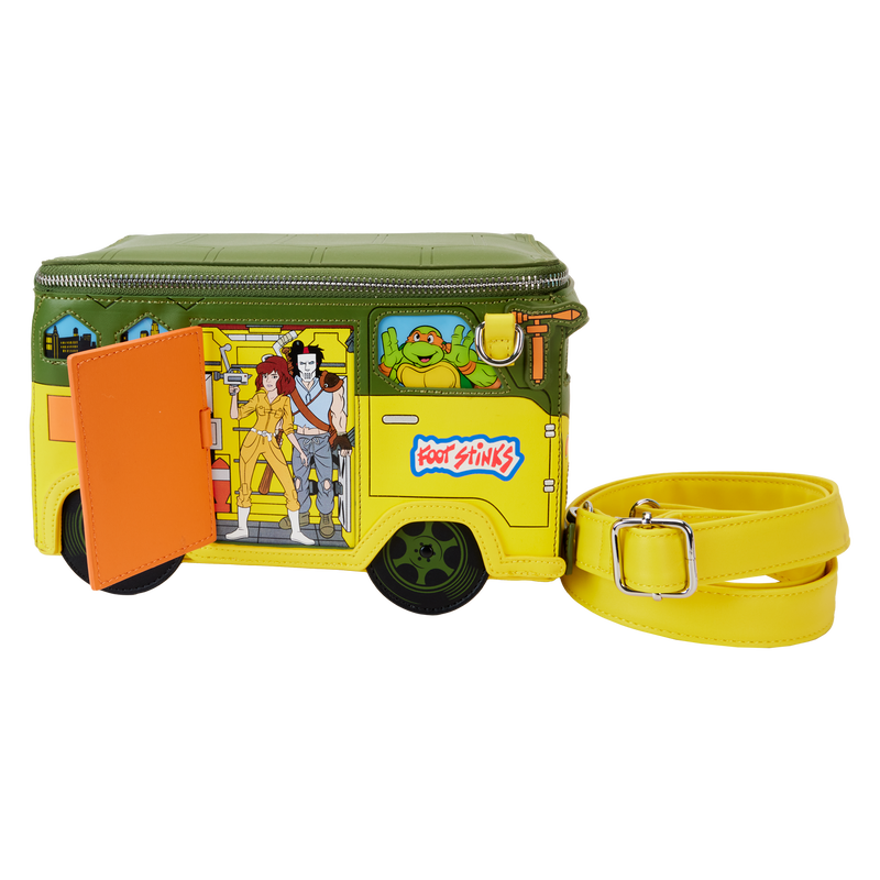 Teenage Mutant Ninja Turtles 40th Anniversary Party Wagon Figural Crossbody Bag Loungefly