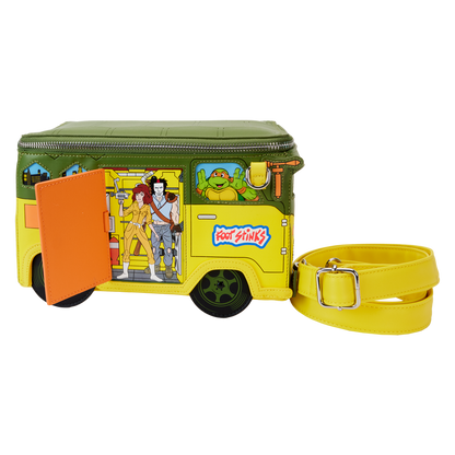 Teenage Mutant Ninja Turtles 40th Anniversary Party Wagon Figural Crossbody Bag Loungefly