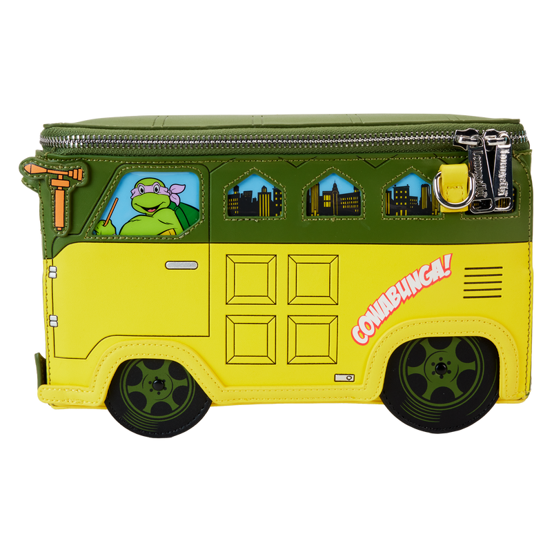 Teenage Mutant Ninja Turtles 40th Anniversary Party Wagon Figural Crossbody Bag Loungefly