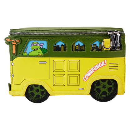 Teenage Mutant Ninja Turtles 40th Anniversary Party Wagon Figural Crossbody Bag Loungefly