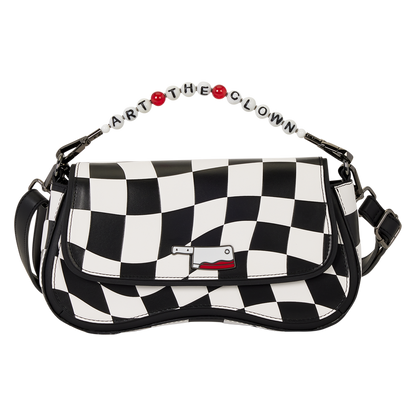 Terrifier Art the Clown Checkered Crossbody Bag Loungefly
