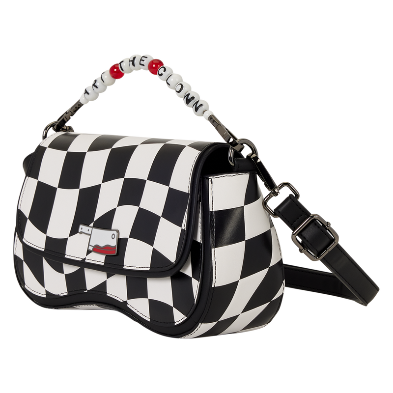 Terrifier Art the Clown Checkered Crossbody Bag Loungefly