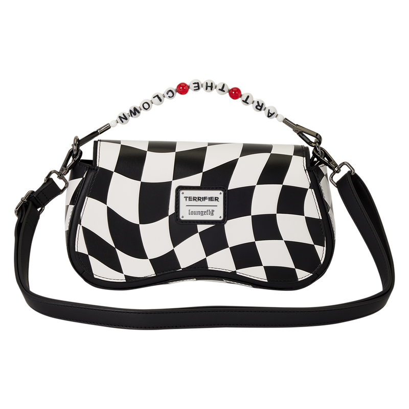 Terrifier Art the Clown Checkered Crossbody Bag Loungefly