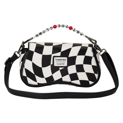 Terrifier Art the Clown Checkered Crossbody Bag Loungefly