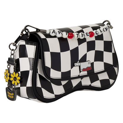 Terrifier Art the Clown Checkered Crossbody Bag Loungefly