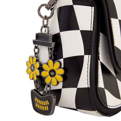 Terrifier Art the Clown Checkered Crossbody Bag Loungefly