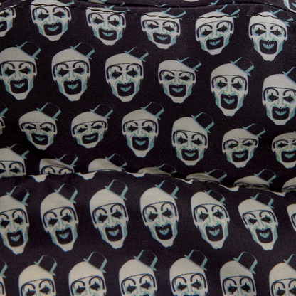 Terrifier Art the Clown Checkered Crossbody Bag Loungefly