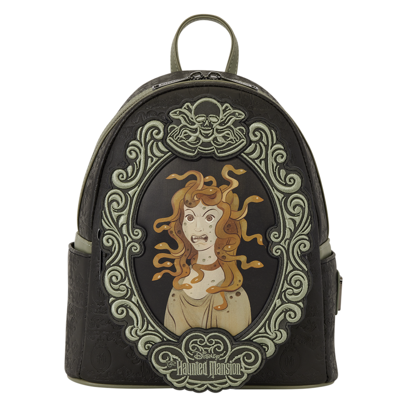 The Haunted Mansion Medusa Portrait Light-Up Glow Mini Backpack