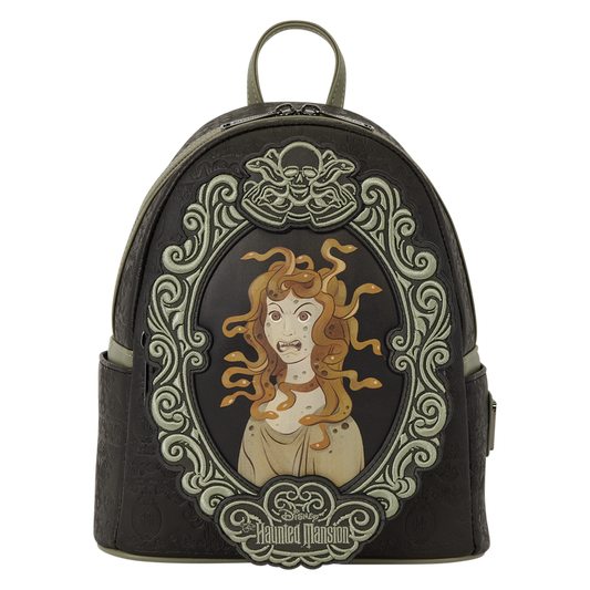 The Haunted Mansion Medusa Portrait Light-Up Glow Mini Backpack