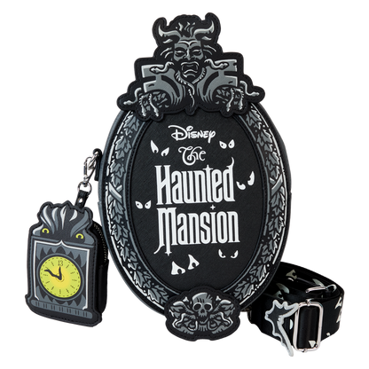 The Haunted Mansion Plaque Glow Crossbody Bag