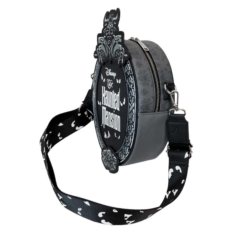 The Haunted Mansion Plaque Glow Crossbody Bag