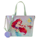 Loungefly Disney The Little Mermaid Ariel, Flounder & Sebastian Tote Bag with Coin Bag