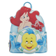 The Little Mermaid Ariel Flounder & Sebastian Mini Backpack Loungefly Disney