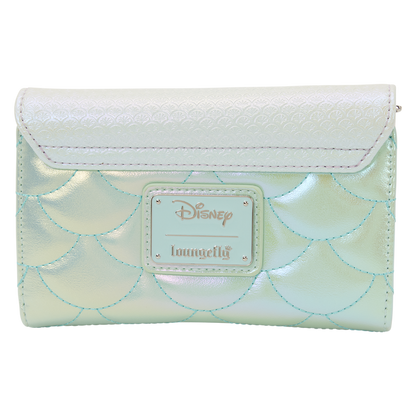 The Little Mermaid Iridescent Pearl Flap Wallet
