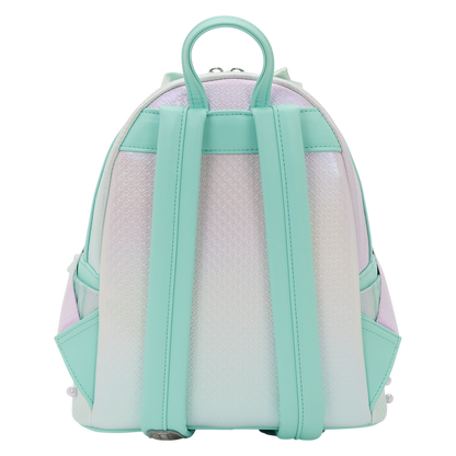 Loungefly Disney The Little Mermaid Ariel Iridescent Fish Scale Pearl Mini Backpack