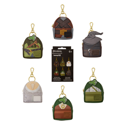 Loungefly The Lord of the Rings Cosplay Mystery Mini Backpack Keychain Charm