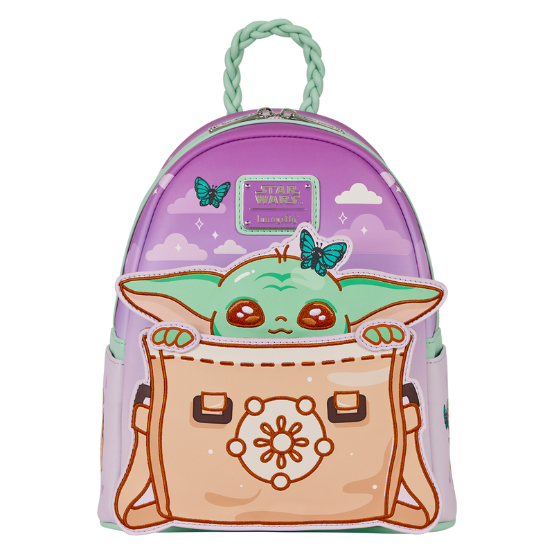 Star Wars The Mandalorian Grogu Butterfly Mini Backpack Loungefly