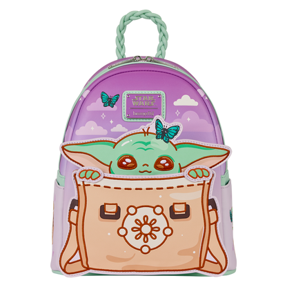 Star Wars The Mandalorian Grogu Butterfly Mini Backpack Loungefly