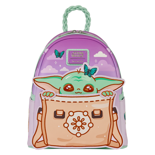 Star Wars The Mandalorian Grogu Butterfly Mini Backpack Loungefly