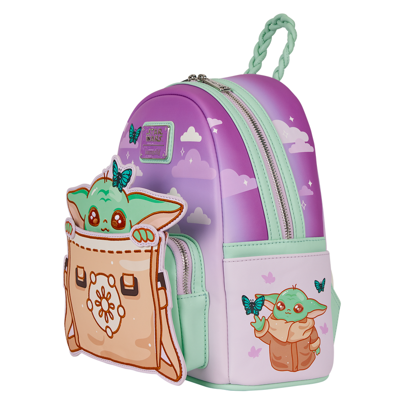 Star Wars The Mandalorian Grogu Butterfly Mini Backpack Loungefly