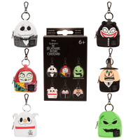 The Nightmare Before Christmas Cosplay Mystery Mini Backpack Keychain Charm Loungefly Disney Tim Burton's