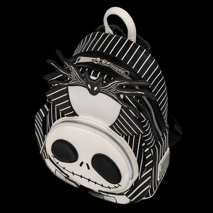 Backpack with Jack Skellington design from 'The Nightmare Before Christmas' on a white background