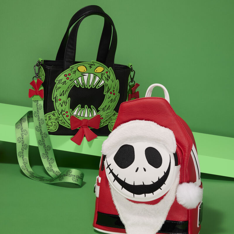 The Nightmare Before Christmas Jack Skellington Sandy Claws Cosplay Mini Backpack