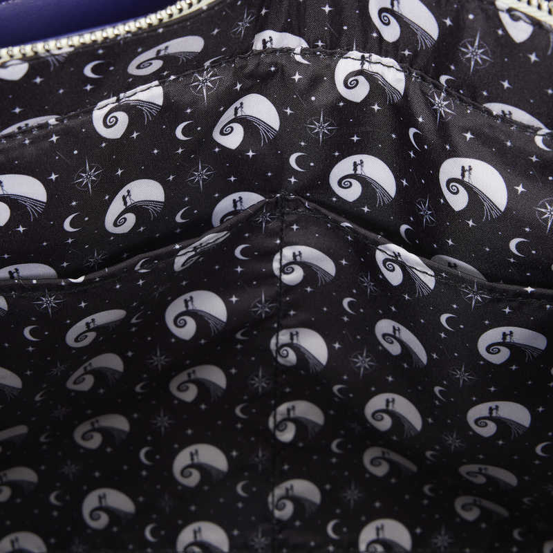 Loungefly Disney The Nightmare Before Christmas Jack & Sally Night Sky Convertible Bag