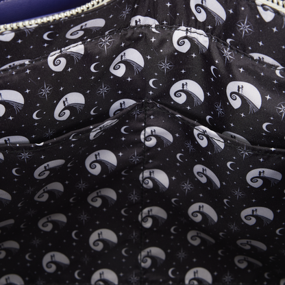 Loungefly Disney The Nightmare Before Christmas Jack & Sally Night Sky Convertible Bag