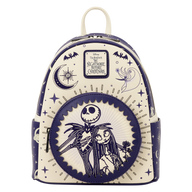 Loungefly Disney The Nightmare Before Christmas Jack & Sally Night Sky Mini Backpack
