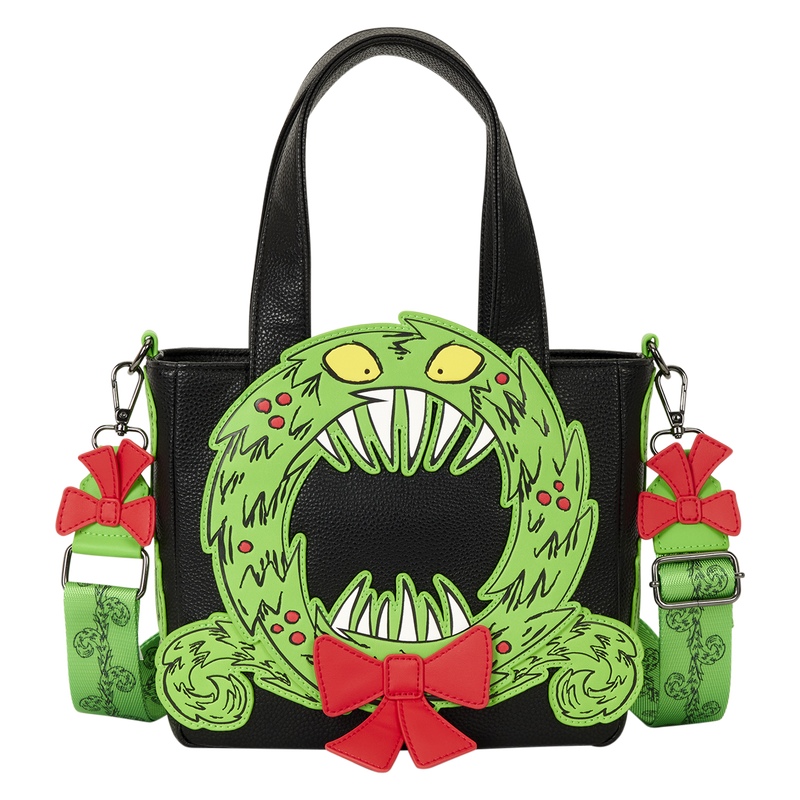 The Nightmare Before Christmas Man-Eating Wreath Mini Tote Crossbody Bag