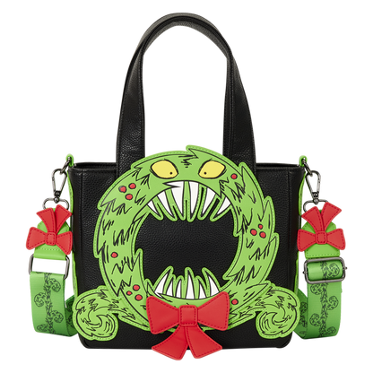 The Nightmare Before Christmas Man-Eating Wreath Mini Tote Crossbody Bag