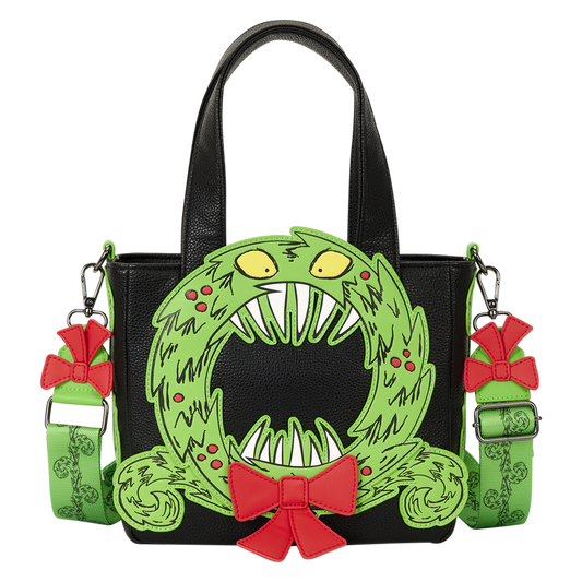 The Nightmare Before Christmas Man-Eating Wreath Mini Tote Crossbody Bag