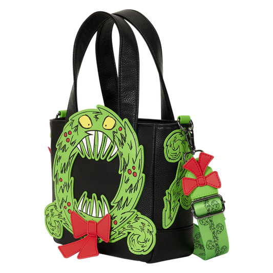 The Nightmare Before Christmas Man-Eating Wreath Mini Tote Crossbody Bag