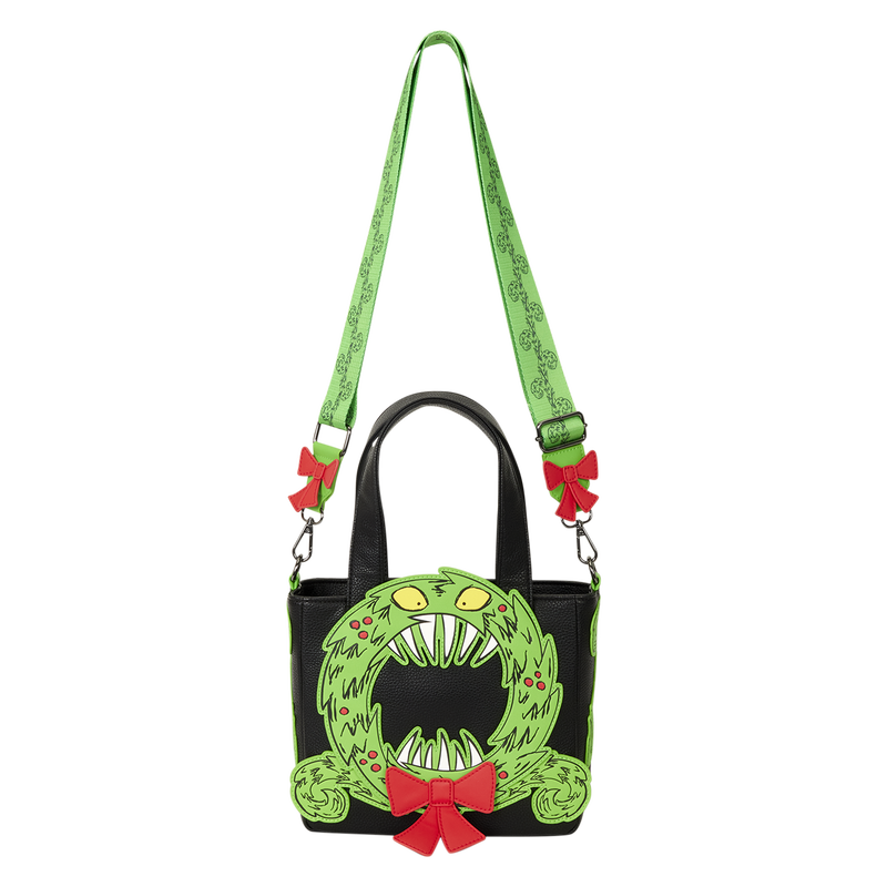 The Nightmare Before Christmas Man-Eating Wreath Mini Tote Crossbody Bag