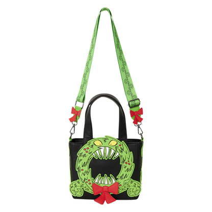 The Nightmare Before Christmas Man-Eating Wreath Mini Tote Crossbody Bag