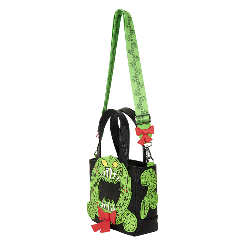 The Nightmare Before Christmas Man-Eating Wreath Mini Tote Crossbody Bag