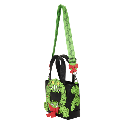 The Nightmare Before Christmas Man-Eating Wreath Mini Tote Crossbody Bag
