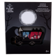 Lenticular pin packaging featuring characters from 'The Nightmare Before Christmas' with a dark background.