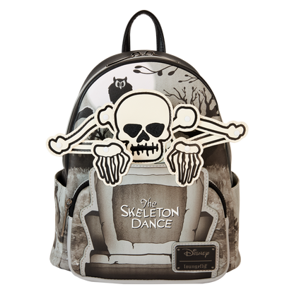 The Skeleton Dance 95th Anniversary Glow-in-the-Dark Mini Backpack Loungefly Disney