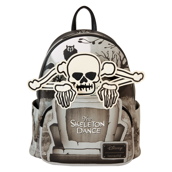 The Skeleton Dance 95th Anniversary Glow-in-the-Dark Mini Backpack Loungefly Disney