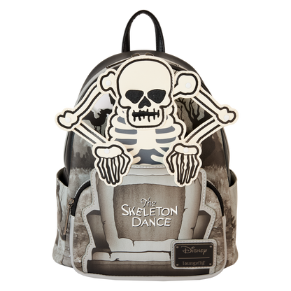 The Skeleton Dance 95th Anniversary Glow-in-the-Dark Mini Backpack Loungefly Disney