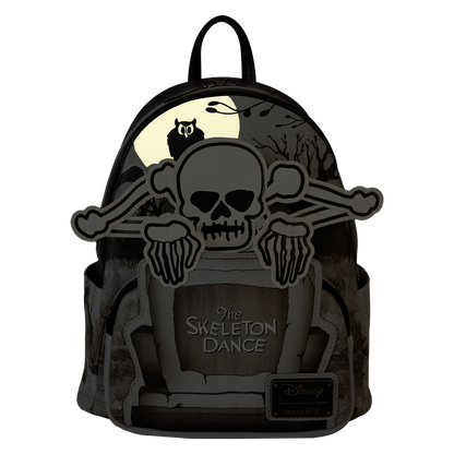 The Skeleton Dance 95th Anniversary Glow-in-the-Dark Mini Backpack Loungefly Disney