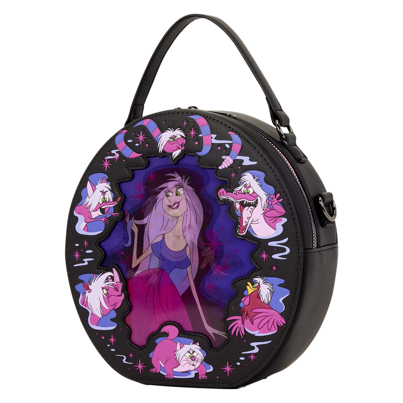 Loungefly Disney The Sword in the Stone Madam Mim Lenticular Crossbody Bag