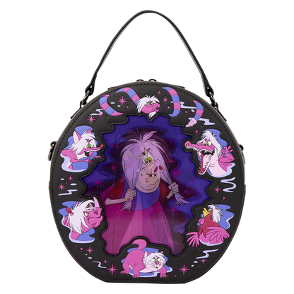 Loungefly Disney The Sword in the Stone Madam Mim Lenticular Crossbody Bag